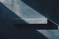 Mysterious Rectangular Shadow: Abstract Flat Design Element, Perfect for Minimalist Backgrounds, Layered Vector Graphic,