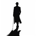 Mysterious Silhouette Of Michael: Glamorous Hollywood Portraits