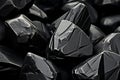 Mysterious Silver black rocks. Generate Ai Royalty Free Stock Photo