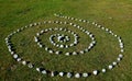 Mysterious spiral in the mountains