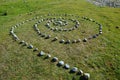 Mysterious spiral in the mountains