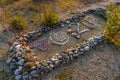 Mysterious stone labyrinth in Upper Swabia