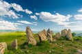 Mysterious stones with round holes in Karahunj - Armenian Stonehenge, Zorats Karer