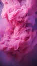 Mysterious Swirling Fog in Pink, Magenta, and Purple Hues