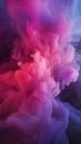 Mysterious Swirling Fog in Pink, Magenta, and Purple Hues