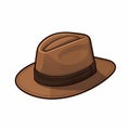 Mysterious Symbolism: A Cartoon Fedora Hat With Historical Influence