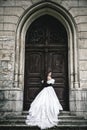 Mysterious woman in Victorian dress