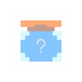 Mystery icon. Simple color vector elements of video game icons for ui and ux, website or mobile application