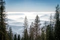 Mystery mountains in the winter