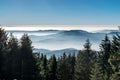 Mystery mountains in the winter