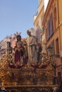 Mystery Procession of the Brotherhood of San Benito, Holy Week in Seville Royalty Free Stock Photo