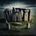 Mystery of Stonehenge. Ancient civilization. Prehistoric monument