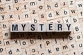 Mystery word concept Royalty Free Stock Photo