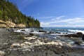 Mystic Beach Waterfront Juan De Fuca Famous Marine Hiking Trail Pacific Ocean Coastline at Vancouver Island BC Canada