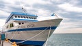 Mystic Blue vessel at Chicago Navy Pier - CHICAGO, USA - JUNE 11, 2019