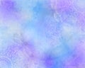 Blue mystic abstract mandala background, with purple color Royalty Free Stock Photo