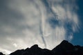 Mystic clouds in the mountains