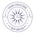 Mystic collection best quality cosmetic logotype Royalty Free Stock Photo