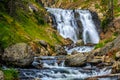 Mystic Falls in Yellowstone National Park Royalty Free Stock Photo