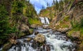 Mystic Falls in Yellowstone National Park Royalty Free Stock Photo