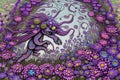 Mystic flower creature, Generative AI Illustration Royalty Free Stock Photo