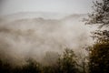 Mystic fog in the mountains