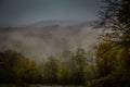 Mystic fog in the mountains