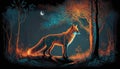 The Mystic Fox\'s Enchanted Journey. Generative AI