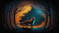 The Mystic Fox\'s Enchanted Journey. Generative AI