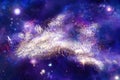Mystic luminous nebula