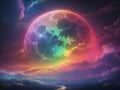 Mystic Midnight Colors: Moonlit Rainbow Brilliance