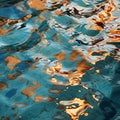Mystic Reflections: Enigmatic patterns mirrored in a shimmering pool of perception Royalty Free Stock Photo