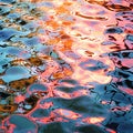 Mystic Reflections: Enigmatic patterns mirrored in a shimmering pool of perception Royalty Free Stock Photo