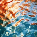 Mystic Reflections: Enigmatic patterns mirrored in a shimmering pool of perception Royalty Free Stock Photo