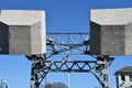 Mystic River Bascule Bridge in Mystic, Connecticut