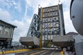 Mystic River Bascule Bridge in Mystic, Connecticut Royalty Free Stock Photo