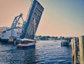 Mystic River Bascule Bridge Connecticut