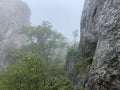 Mystic rocks and cliffs