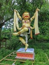 Mystic statue of Ogoh Ogoh showing negative energy and evil for parade of Nyepi Day. Bali Ogoh Ogoh is a giant creature.