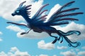 Mystic wind creature, Generative AI Illustration Royalty Free Stock Photo
