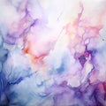 a mystical abstract watercolor painting with ethereal colors a