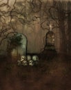 Mystical cemetery