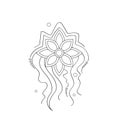 Mystical Cosmic Flower, Deco Element