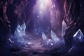 Mystical Crystal Caverns generated by AI