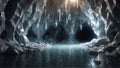Mystical 3D Cave: Seamless Background Wallpaper