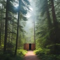 A mystical door in the middle of a dense forest, beckoning explorers to discover what lies beyond4, Generative AI