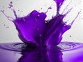 Mystical Elegance: Captivating Violet Splash Photography