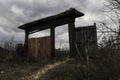 Mystical gate to another world. Royalty Free Stock Photo