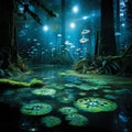 The Mystical Glow of Bioluminescent Algae