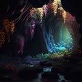 Mystical Glow: Exploring the Enchanting Depths of a Colorful Can